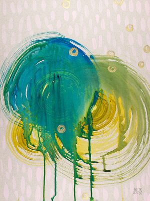 Aqua Spin with Lilac B, 2014