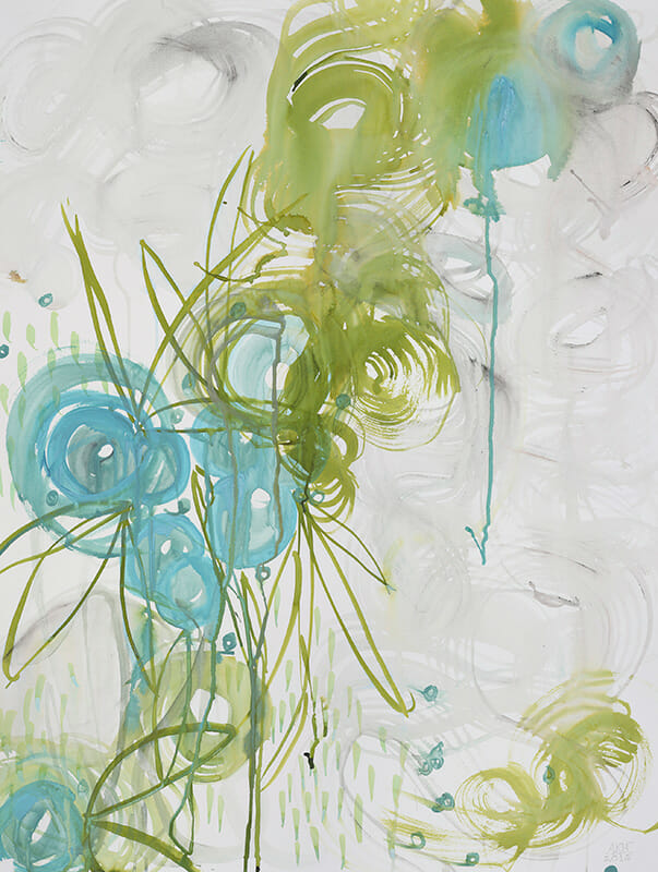 Blue Blossoms A, 2017