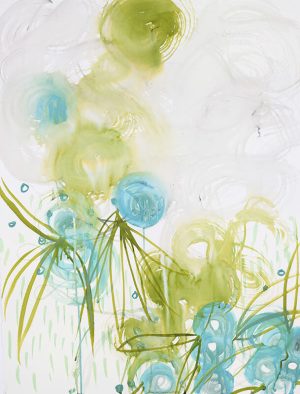 Blue Blossoms B, 2017