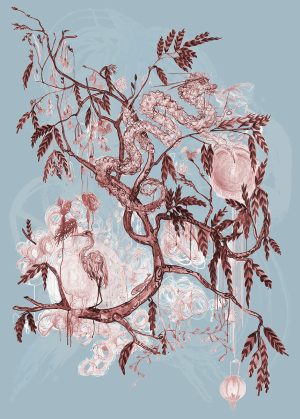 Good Fortune – Garnet / Grey Blue, 2018