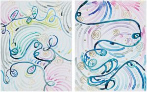 Pixie Water A & B <br>11" x 14" each