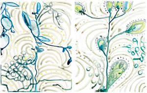 Spring Pods A & B <br>14" x 11" each