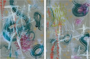 Kinesics Series C & D <br>16" x 12" each