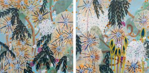 Lola Diptych A & B <br>24” x 24” each
