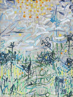 Sun on Field <br>24” x 18”