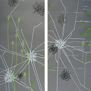 Grey Paper Web and Berry Clusters