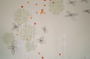 Orange Dots and Butterflies