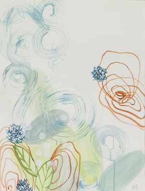 Meandering Diptych A, 2017